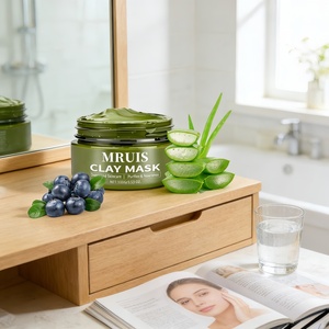 Mascarilla de Arcilla Hidratante de Aguacate 100% Orgánica MRUIS, Cuidado de la Piel con Superalimentos, Limpieza Profunda y Desintoxicación para Todo Tipo de Piel, Marca Privada - Product Image 6