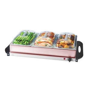 Modèle Elite pour usage domestique, trois plateaux de 2,5 Qt, <span class=keywords><strong>chauffe</strong></span>-plats, contrôle de la température, couvercles transparents à fentes, 7,5 Qt au total - Product Image 2