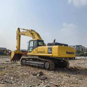 รถขุดไฮดรอลิกแบบตีนตะขาบ Komatsu PC400-7 มือสอง สภาพใหม่ 90% เครื่องยนต์ เกียร์ ปั๊ม มอเตอร์ 40 ตัน สำหรับงานก่อสร้างและเกษตรกรรม - Product Image 1