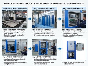 Unidad de Tratamiento de Aire (UTA) con Bomba para Sistema de Control Ambiental en Cultivos de Hongos, Refrigeración y Calefacción, Capacidad de 8.4-168 Kw, R-410A - Product Image 1