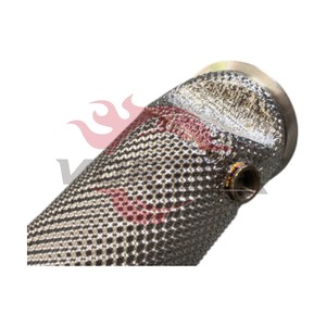 Tubo de Escape de Alto Flujo de Acero Inoxidable Vortex para BMW M135i M235i 335i 435i M2 2.0T 3.0T 2019-2025 con Protector Térmico Sin Advertencia de Luz de Avería (CEL) - Product Image 3