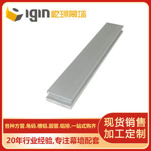 Bande d'aluminium 20*2.0mm 6063T5 Anodisée Extrudée pour Usage Industriel et Civil - Product Image 1