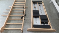 Tapis de Pilates professionnel et domestique avec poignées, Reformer Pilates personnalisé, lit coulissant classique à double sens, Core Align