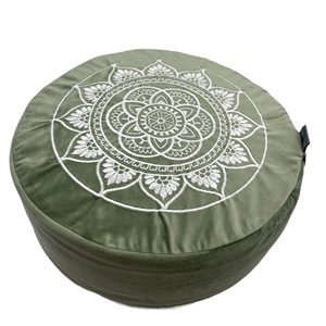 Cojín de Yoga relleno de casco de trigo sarraceno ecológico portátil cojín sentado de meditación Zen cojín de postura de Yoga <span class=keywords><strong>para</strong></span> <span class=keywords><strong>principiantes</strong></span> embarazo - Product Image 5