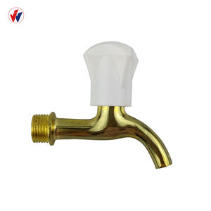 Style russe 1/2 \ "robinets de robinet de buse d'eau en alliage de Zinc nickelé ménage connexion rapide robinet d'eau boule OEM - Product Image 5