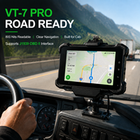 Tableta Robusta para Vehículos Android de 7 Pulgadas VT-7 PRO, Gestión de Flotas, Rastreo GPS, 4G LTE, Estación de Acoplamiento, IP67, CAN Bus J1939, OBD II