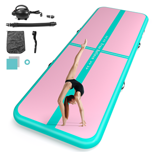 FBsport Colchoneta Inflable Personalizada de 3m, 5m, 6m, 10m, 12m, 15m para Gimnasia, Colchoneta de Aire para Tumbling, Set de Rodillos, <span class=keywords><strong>Mini</strong></span> Colchoneta de Gimnasia Inflable Económica - Product Image 6