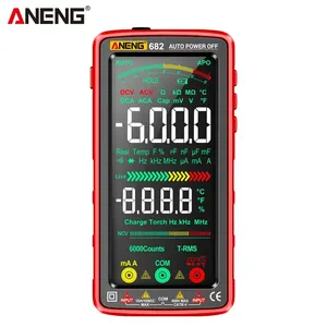 ANENG 682 Intelligentes wiederauf lad bares LCD-Digital multimeter mit 6000 Zählern