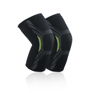 Rodillera Deportiva <span class=keywords><strong>de</strong></span> Baloncesto con Logotipo Personalizado, Protección Profesional, Flexible, Suave, Compresión Tejida - Product Image 2