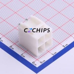 HX62008-4A Wire-to-Board Pin Header Through hole Component (THT),P=6.2mm Connector 2x2P 6.2mm Through Hole 4P - Product Image 1