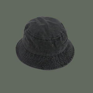 Chapeau seau d'été Fishman personnalisé avec logo brodé multicolore unisexe à la mode en denim - Product Image 2