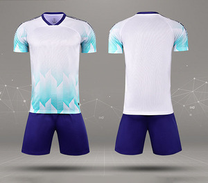 ชุดเสื้อฟุตบอลสำหรับฝึกซ้อมฤดูร้อนปี 2025 สำหรับผู้ใหญ่ เนื้อผ้านุ่มระบายอากาศได้ดี แห้งเร็ว พิมพ์ลายแบบรีดร้อนสำหรับทีม - Product Image 2