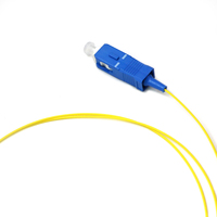 Conector Óptico SC/UPC de Fibra Monomodo con Baja Pérdida de Inserción y Revestimiento de PVC LSZH para FTTH, ODN y Centros de Datos