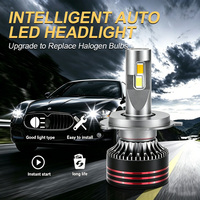 Ampoule de phare LED bicolore jaune et blanc JHS M8 Pro, faisceau haut et bas, H4 H7 9006 881 H11, phare antibrouillard pour voiture universelle