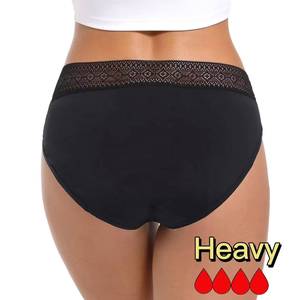 กางเกงในประจำเดือนแบบซึมซับได้ 4 ชั้น ป้องกันการรั่วซึม สำหรับวันมามาก ขายส่งราคาถูก ผลิตจากไนลอน รับทำโลโก้ตามสั่ง - Product Image 2