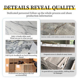 Premium Halcyon <strong>Blue</strong> Dolomite Slab Polished Eco-Friendly Waterproof Kitchen Villa <strong>Countertop</strong> Island Wall Customized Size - Product Image 5