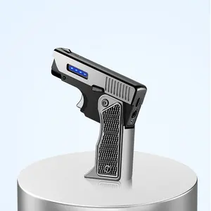 DEBANG 2024 Pistol Gas-electric Dual-use Lighter Foldable Gas Cigar Torch Lighter