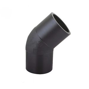 Pe100 Chất Liệu HDPE Phụ Kiện Đường Ống Iso4427 Nhà Máy Bán Hàng Trực Tiếp Mông Hàn Khí Nước Dầu Vệ Sinh Sử Dụng Khuỷu Tay Mặt Bích Tee Pn16 - Product Image 3