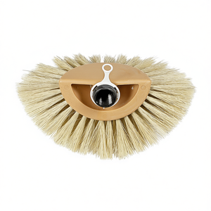 Cepillo de limpieza giratorio con cerdas naturales para limpiar el inodoro - Product Image 2