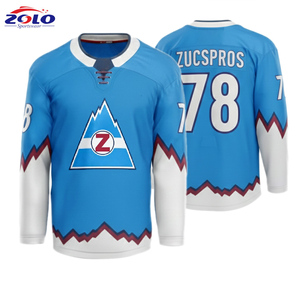 徽标刺绣加拿大曲棍球球衣定制热升华复古缝制练习曲棍球衫训练服厚重型 - Product Image 2