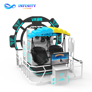 Simulateur de <span class=keywords><strong>vol</strong></span> en <span class=keywords><strong>parapente</strong></span> FEC Business VR, nouvelle conception, machine de jeu d'arcade de divertissement, simulateur de saut en parachute en réalité virtuelle 9D - Product Image 6