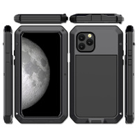 Étui de protection robuste pour Samsung Galaxy S22 S7 Edge Note 8 10 Plus 20 Ultra, coque métallique 360° pour mobile
