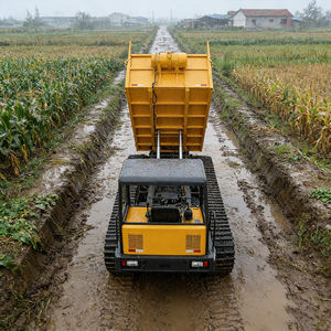 Горячая распродажа: мини-самосвал на гусеничном ходу, 10-15 тонн, самозагружающийся, дизельный, для строительных работ, транспортное средство, прямые поставки с завода - Product Image 6