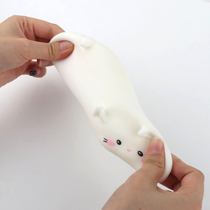 Hot Sale PU Mini Kawaii Cartoon Cat Shaped Pressure Release Promotional Gift Decompression Squeeze Toy Unisex All Ages - Product Image 5