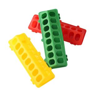 Poulet de ferme oiseau <span class=keywords><strong>Pigeon</strong></span> épaissi 16 trous mangeoire rectangulaire poreux Anti-diffusion <span class=keywords><strong>abreuvoir</strong></span> - Product Image 4