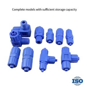 नई स्थिति प्लास्टिक थ्रेड एडाप्टर संयुक्त वितरण वाल्व पाइप फिटिंग कनेक्टर प्रिंटिंग दुकानों के लिए न्यूमेटिक भागों - Product Image 2