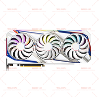 Carte graphique d'occasion RTX3090 24G 4K édition limitée blanche pour PC de bureau (démontée)