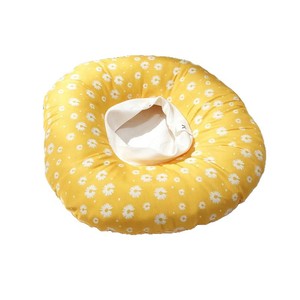 Collar Isabelino de Algodón con Diseño Floral Amarillo para Gatos, Suave, Antideslizante, Cómodo y Redondo para Gatitos - Product Image 1
