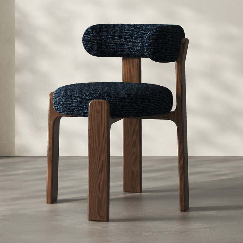 Walnut color+dark blue