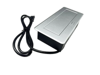 Prise de courant encastrée pour meubles, prise USB Type C pour canapé, lit et table, vente en gros OEM, chargeur encastré ABS