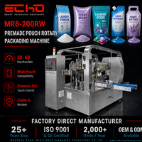 Machine d'emballage automatique ECHO pour sachets préformés Doypack, remplissage et scellage, pour poudre, liquide, lessive, détergent