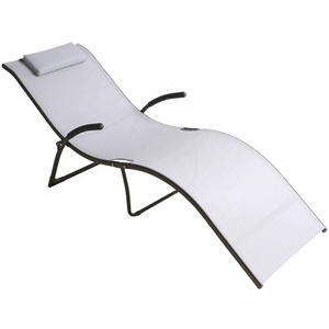 La Chaise longue Pliable Relax Chaise longue en Forme De S En Gros Plage Piscine Côté Soleil <span class=keywords><strong>Transat</strong></span> Pliable - Product Image 4