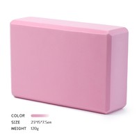 YS Brique de yoga multicolore en EVA haute densité pour enfants - Antidérapante et écologique pour la maison ou le studio de yoga