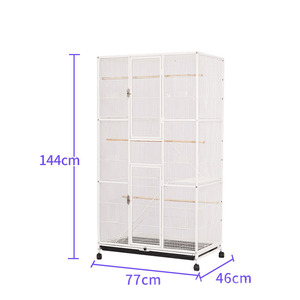 Gabbia per Uccelli in Metallo, Gabbia Multifunzionale in Ghisa per Animali Domestici, Gabbia per Pappagalli - Product Image 6