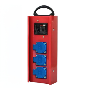 3 Way Heavy Duty Metal Electrical Enclosure 3 Pin 10A Sockets with Integrated MCB/RCD , Portable socket <b>box</b> - Product Image 1