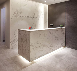 Mostrador de barra pintado moderno y sencillo, mostrador de recepción para empresa, recepción/oficina, salón de belleza, tienda, mostrador de recepción - Product Image 5
