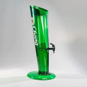 Dispenser per Bevande Calde e Fredde con Contenitore per Ghiaccio, Torre per Bevande in Acciaio Inox con Supporto, Adatto per Succhi e <span class=keywords><strong>Birra</strong></span> - Product Image 3
