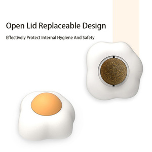 Eco-Friendly <b>Plastic</b> Pouch <b>Egg</b> Cat Mint Ball Wholesale Fun Snacks Toy for Cats - Product Image 4