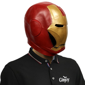 <span class=keywords><strong>Masque</strong></span> en latex d'horreur Iron Man pour maison hantée, escape room, accessoire d'Halloween, fête costumée, personnalisable - Product Image 4