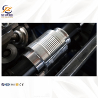 Machine automatique de formage de rouleaux pour revêtements muraux avec contrôle PLC, composants de coupe hydraulique pour panneaux de bardage et de toiture