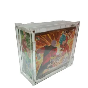 wholesale Pokemon Acrylic Dragon Ball protector box Super Custom Acrylic Booster Box Protective Case