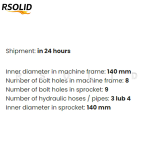 Motor de Traslación Final Rsoliddiesel DX10Z para Excavadora Hidráulica, Repuestos para Maquinaria de Construcción D722 - Product Image 5