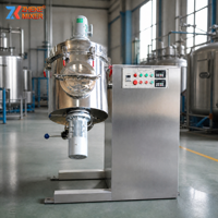 Machine de mélange de poudres à mouvement 3D avec hachoir haute vitesse pour la rupture des agglomérats dans les industries alimentaire, chimique et énergétique