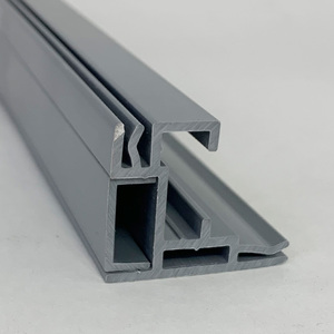 Perfil de Extrusión de PVC Rígido de Plástico Duro para Puerta Corredera de Vidrio Duradera para Refrigerador / Ventana de Gabinete de la Empresa AISIKAO - Product Image 3