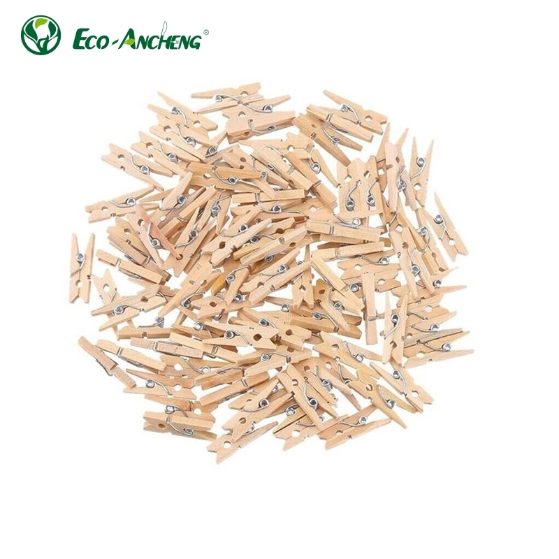 Hot Sell Nature Mini Wood Clothespins