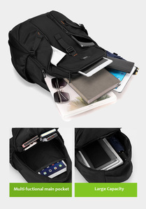 <span class=keywords><strong>2025</strong></span> nuevo logotipo personalizado hombres Universidad gran capacidad computadora negocios mochila impermeable mochila Oficina viaje Portátil Bolsa - Product Image 6